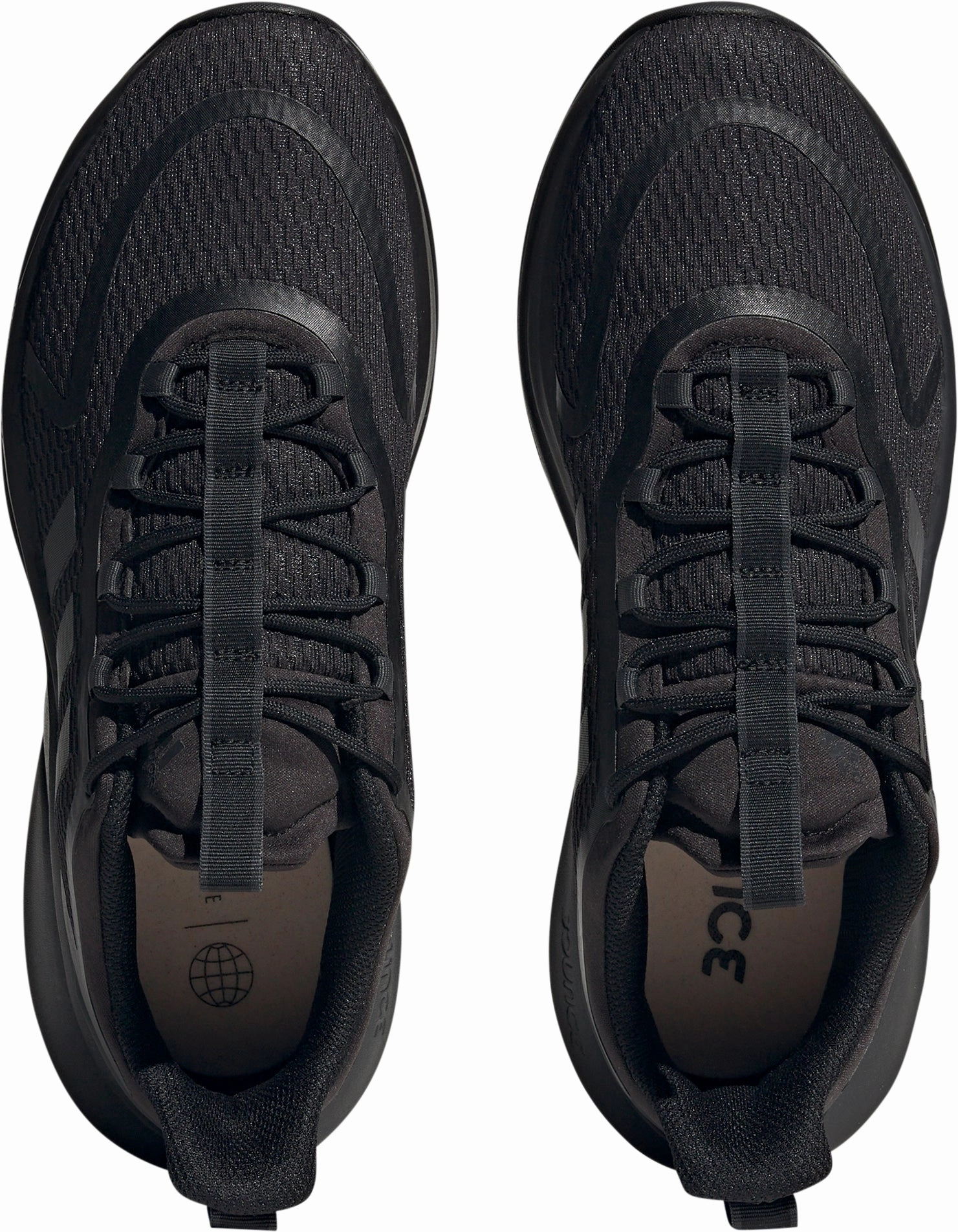 adidas AlphaBounce   Mens Training Shoes - Black Classic Fit CanvasUpper