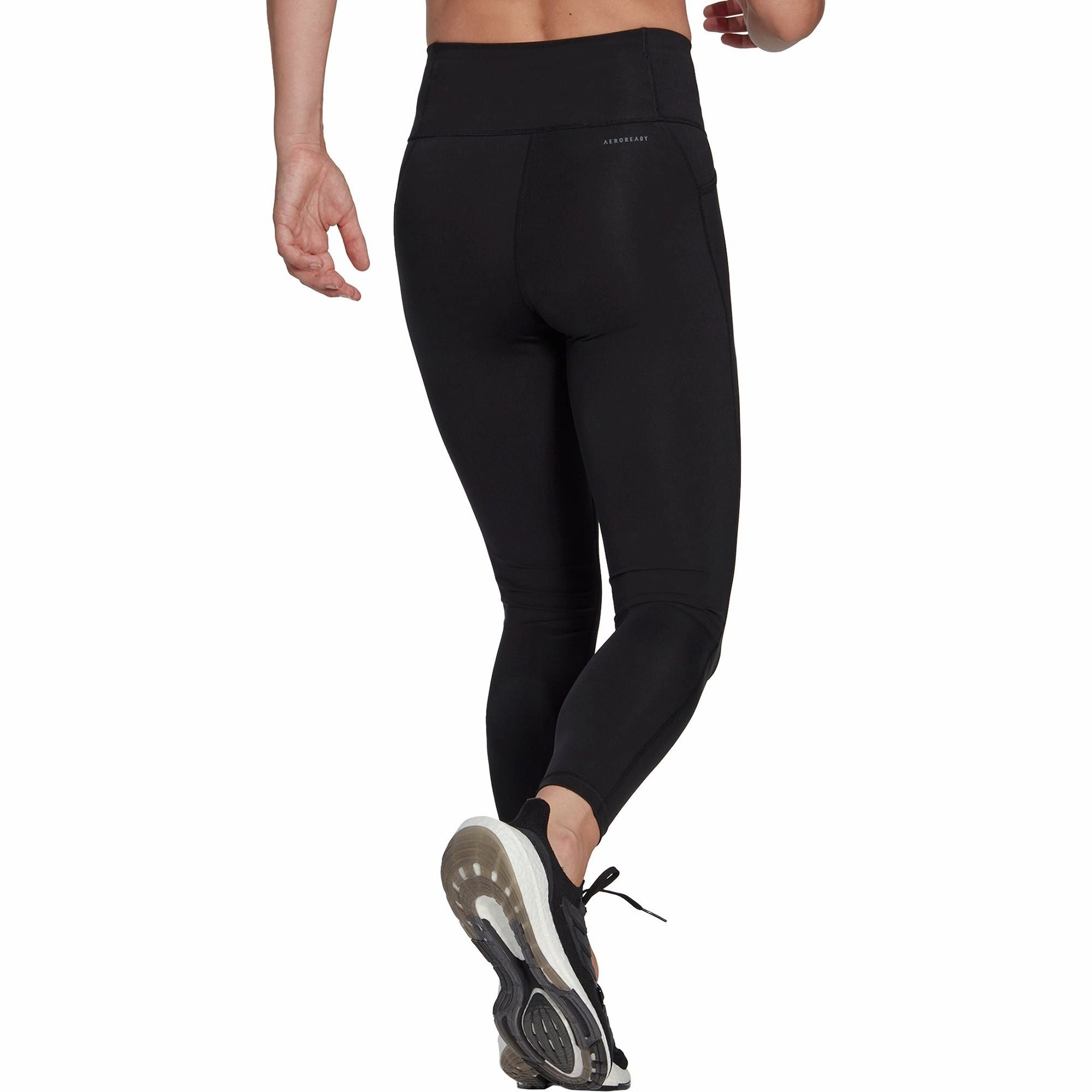 adidas Essentials Womens 7/8 Running Tights - Black Fitness Lover Stretch Fit Squat Proof Indoor Exercise