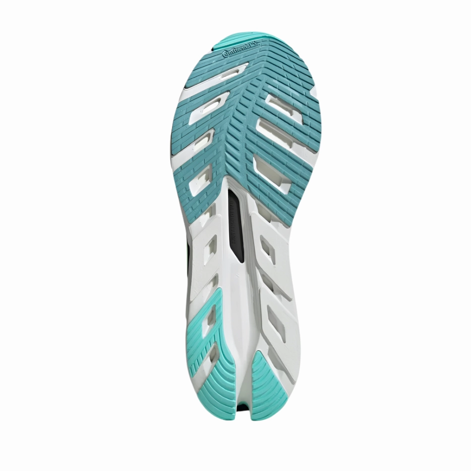 practice session Adidas Men's Adistar BYD Running Shoes in Lime Burst/Mint Ton/Flash Aqua AW25