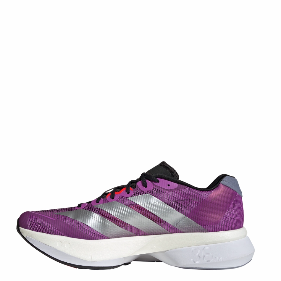 Endurance Running Adidas Men's Boston 13 Running Shoes in Purple/Silver AW25