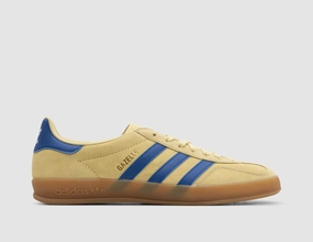 adidas Originals Gazelle Indoor Powder Yellow / Team Royal Blue - Footwear White mass - produced consumer - preferred