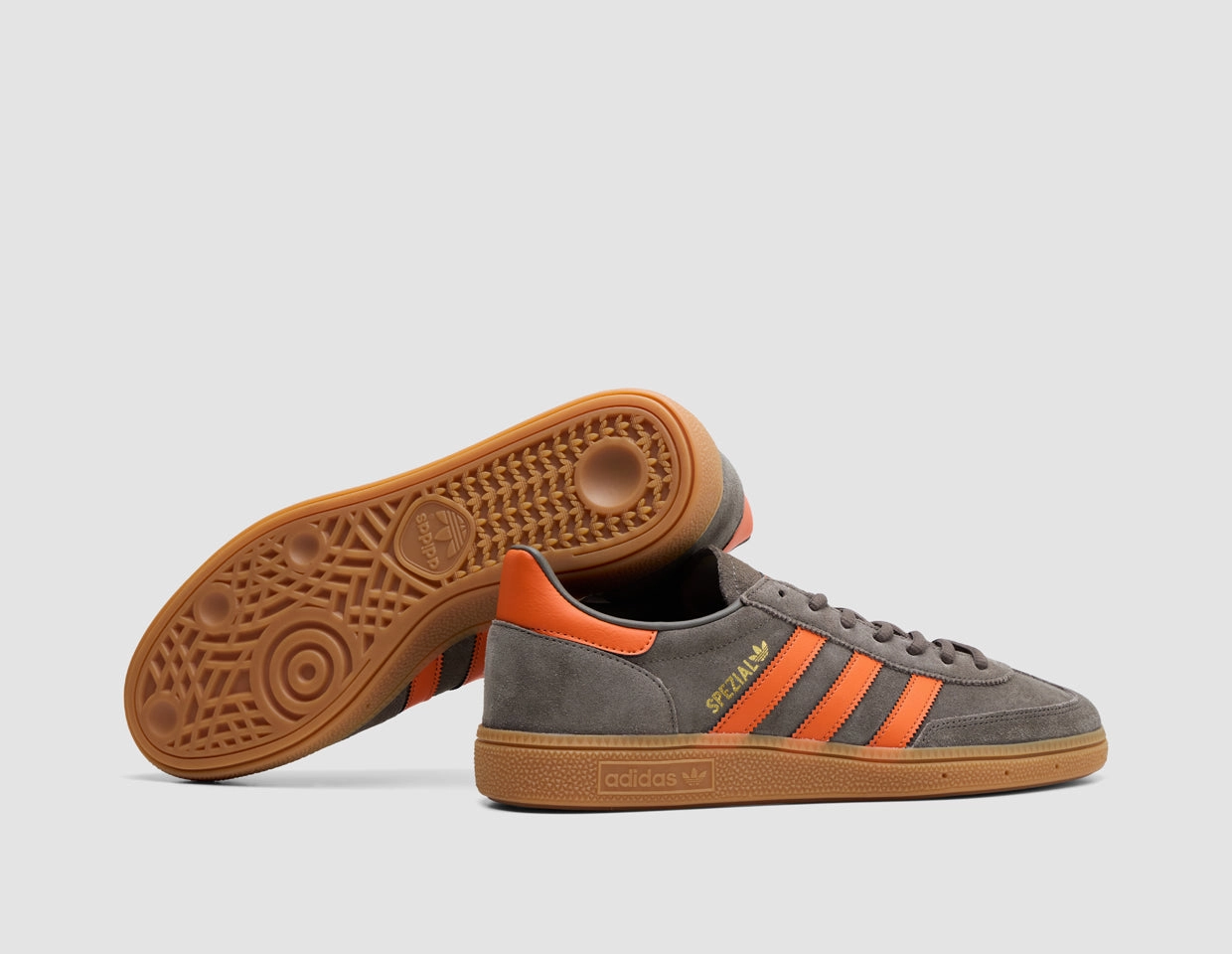 dance exercise shoes adidas Originals Handball Spezial Cargo Brown / Orange