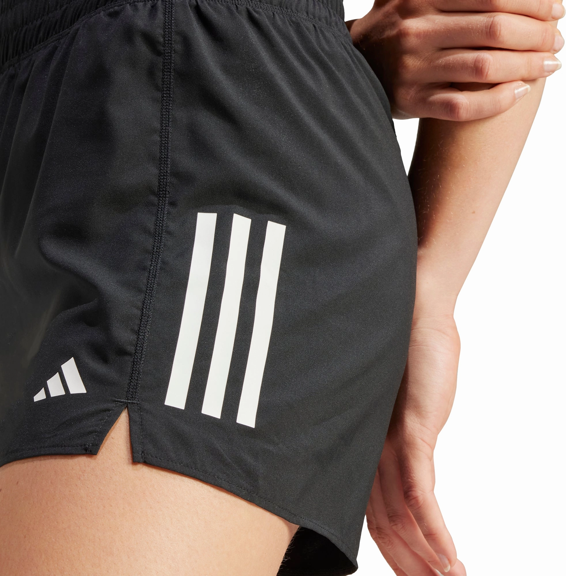 adidas Own The Run 3 Inch Womens Running Shorts - Black Comfy Vibes Anti Static Material