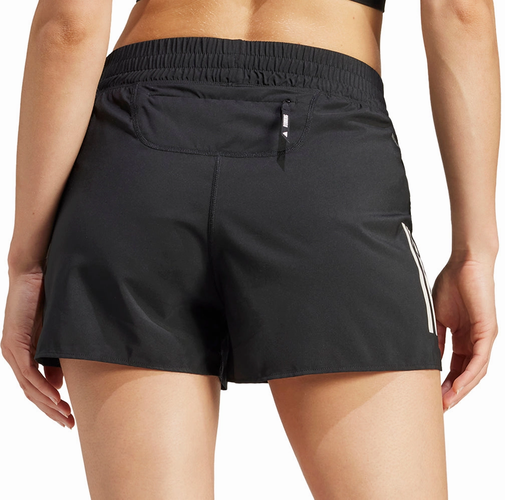 Active Layer Fit Simple Cut adidas Own The Run 4 Inch Womens Running Shorts - Black