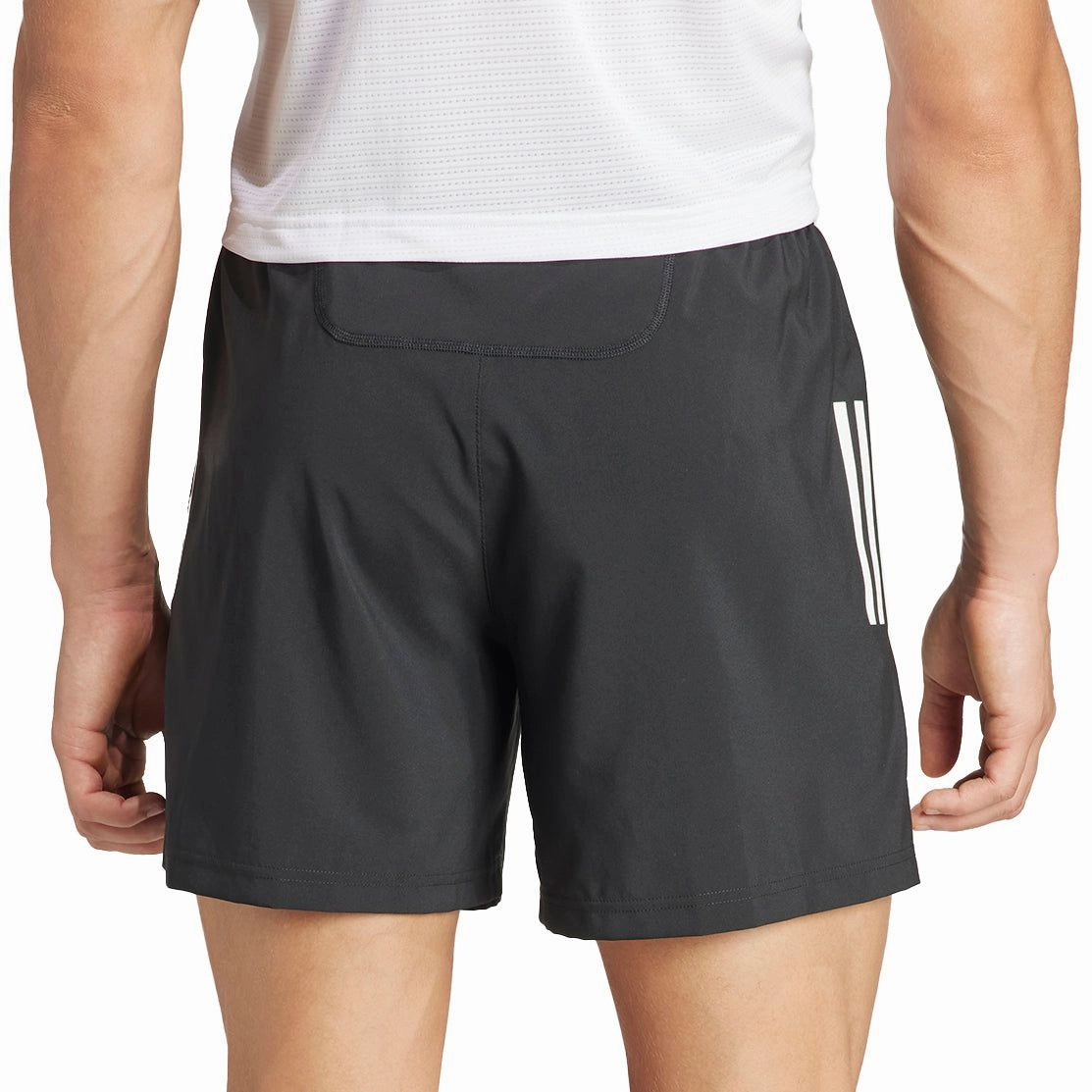 adidas Own The Run 5 Inch Mens Running Shorts - Black Anti Static Material