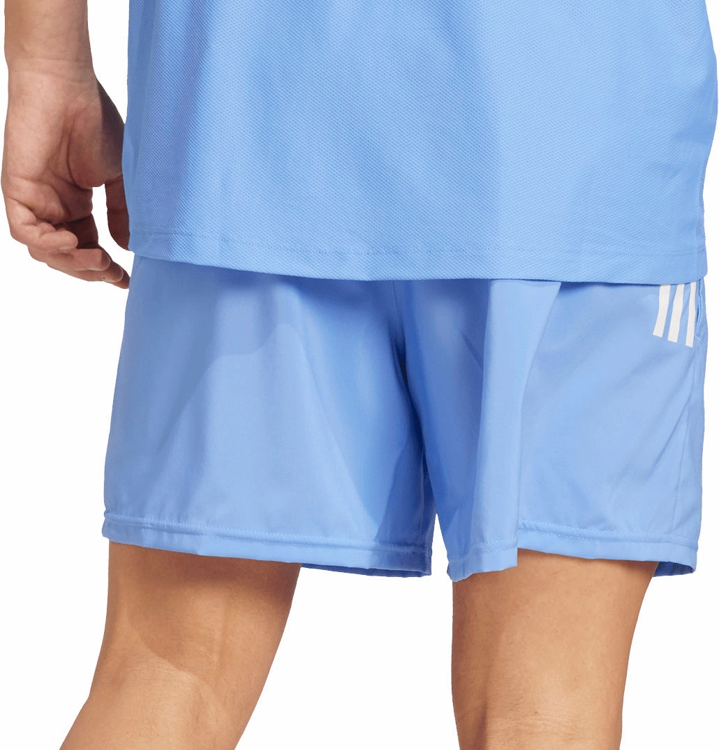 adidas Own The Run 7 Inch Mens Running Shorts - Blue Daytime Style