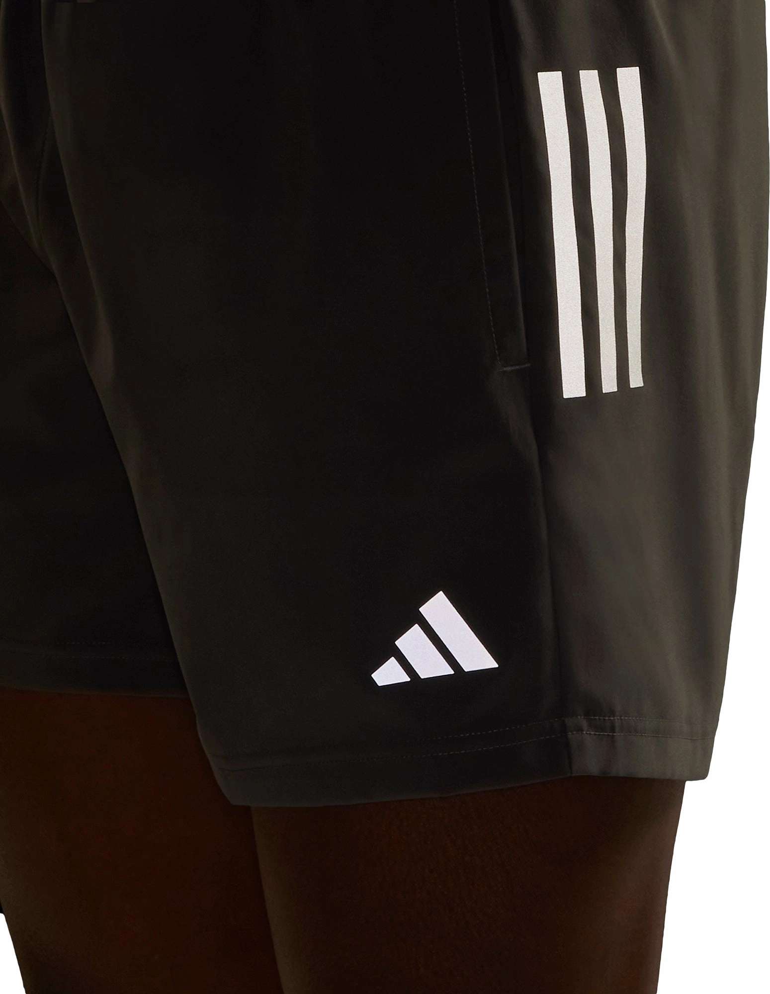 adidas Own The Run 7 Inch Mens Running Shorts - Grey High Rise Waist Free Movement
