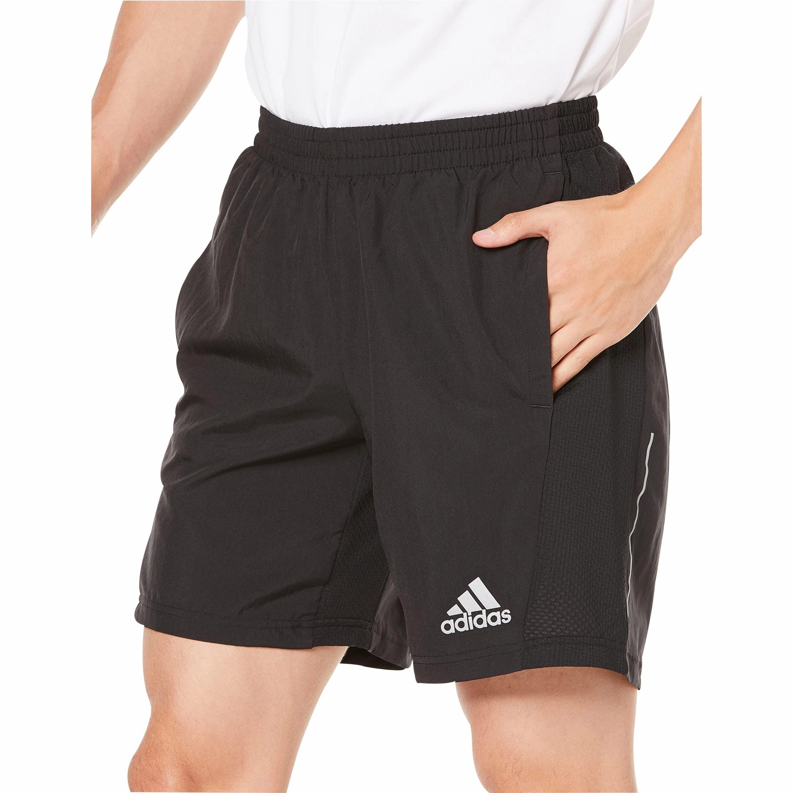 adidas Own The Run Cooler 7 Inch Mens Running Shorts - Black Fit Flexibility