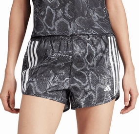 adidas Own The Run Excite AeroReady 4 Inch Womens Running Shorts - Black odor - absorbing