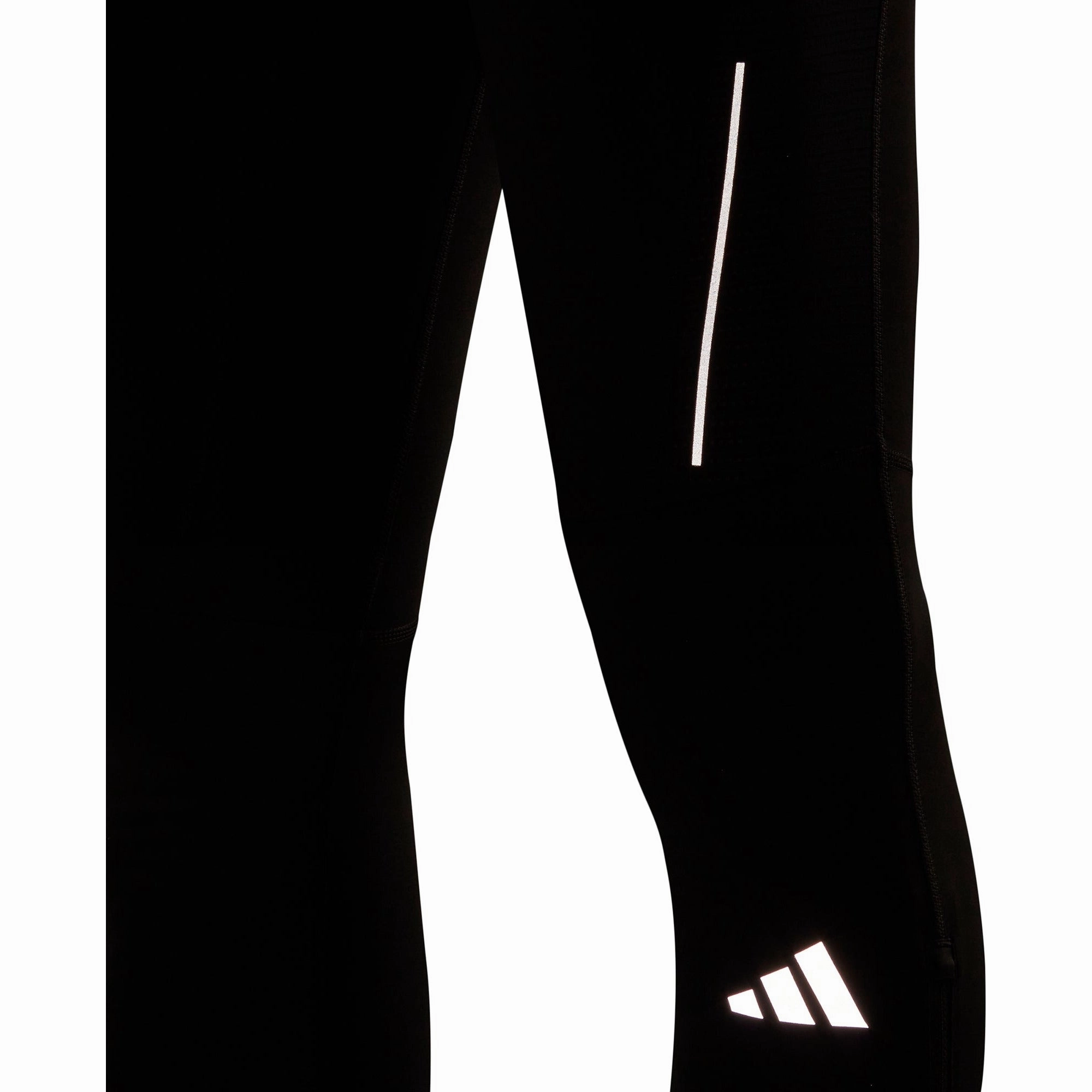 adidas Own The Run Mens Long Running Tights - Black All Ages Stretch Fit Fashion Forward