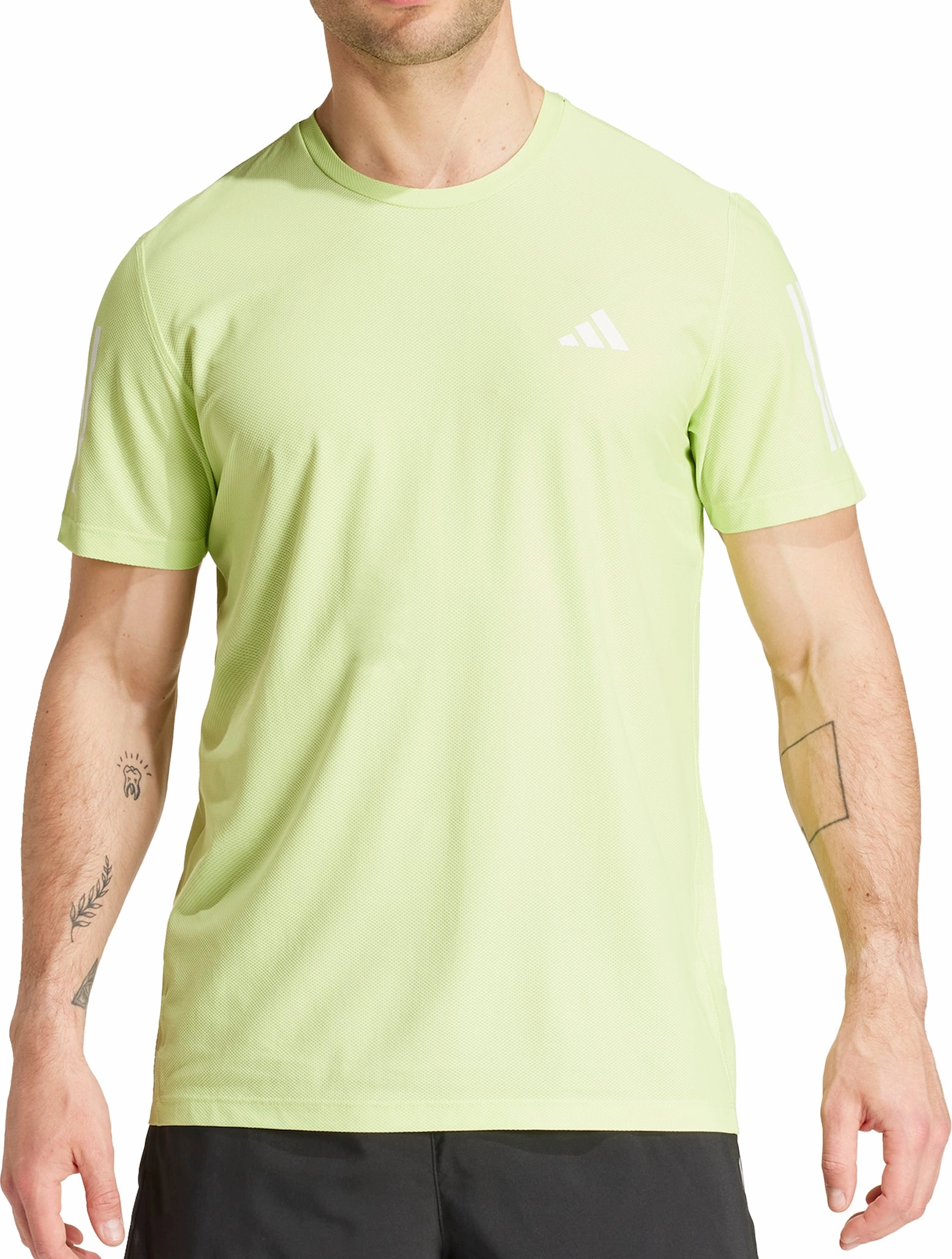 Everyday Look adidas Own The Run Short Sleeve Mens Running Top - Green