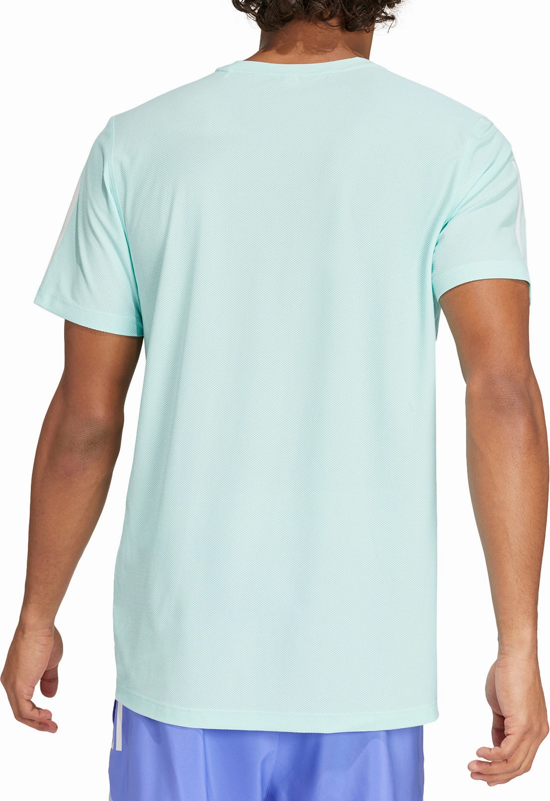 Light and Breathable Unisex style adidas Own The Run Short Sleeve Mens Running Top - Green