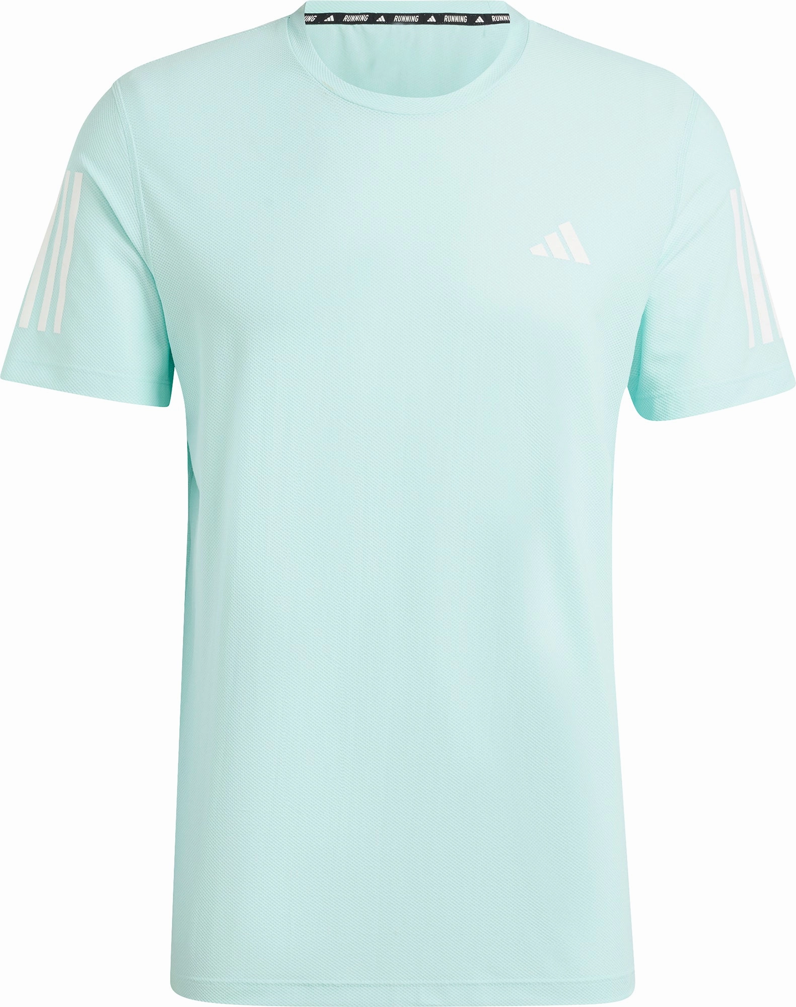 perfect for all-day wear adidas Own The Run Short Sleeve Mens Running Top - Green