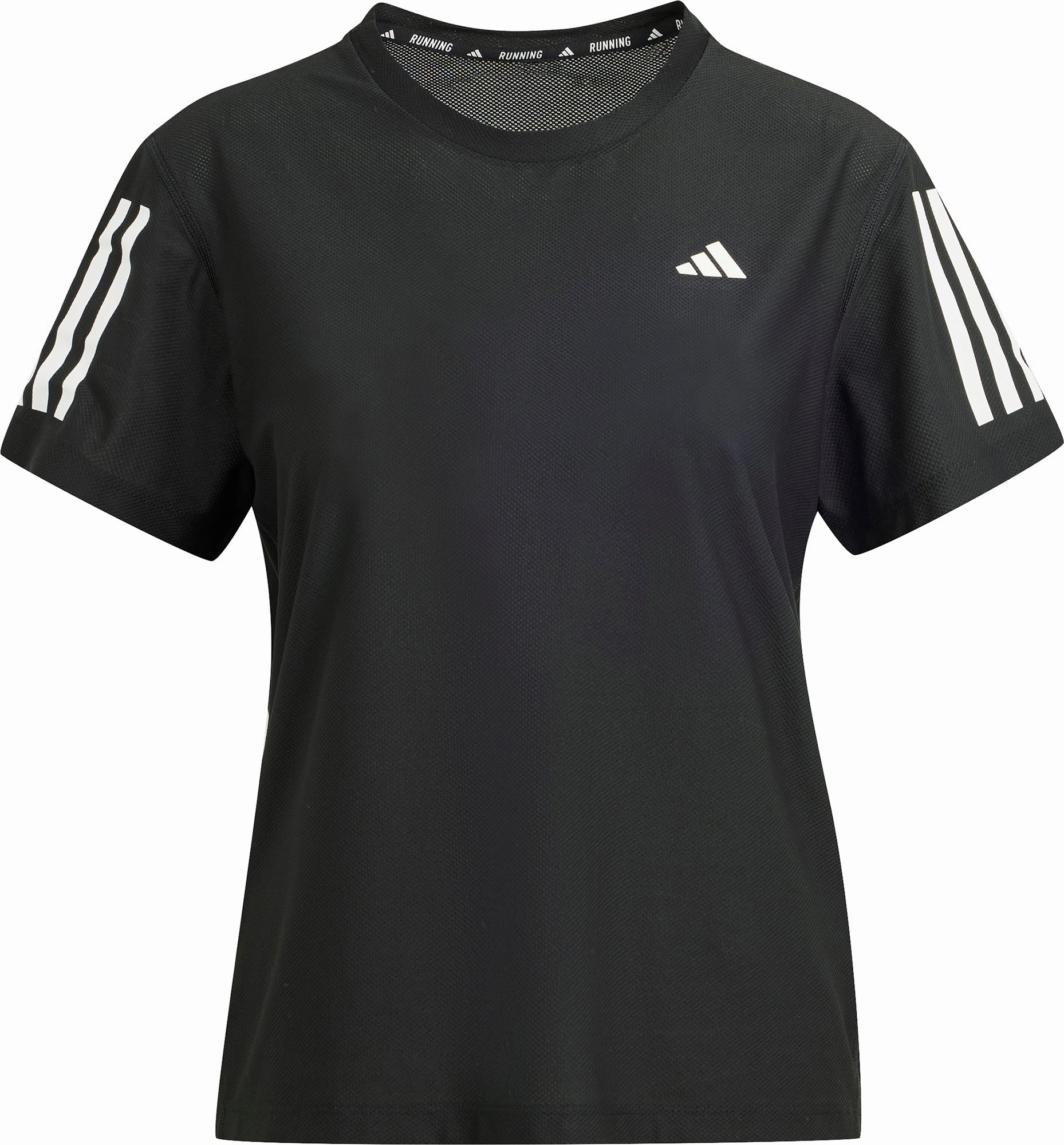 Cool and Comfortable Comfortable Layers adidas Own The Run Short Sleeve Womens Running Top - Black