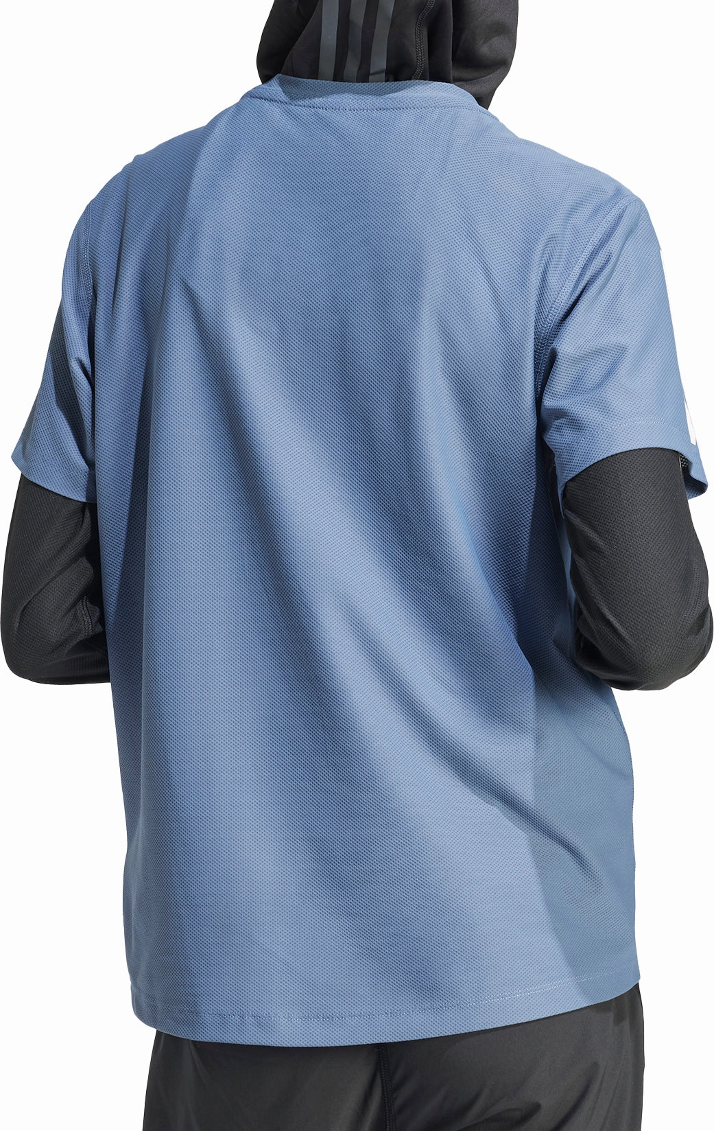 adidas Own The Run Short Sleeve Womens Running Top - Blue Perfect Comfort Wear