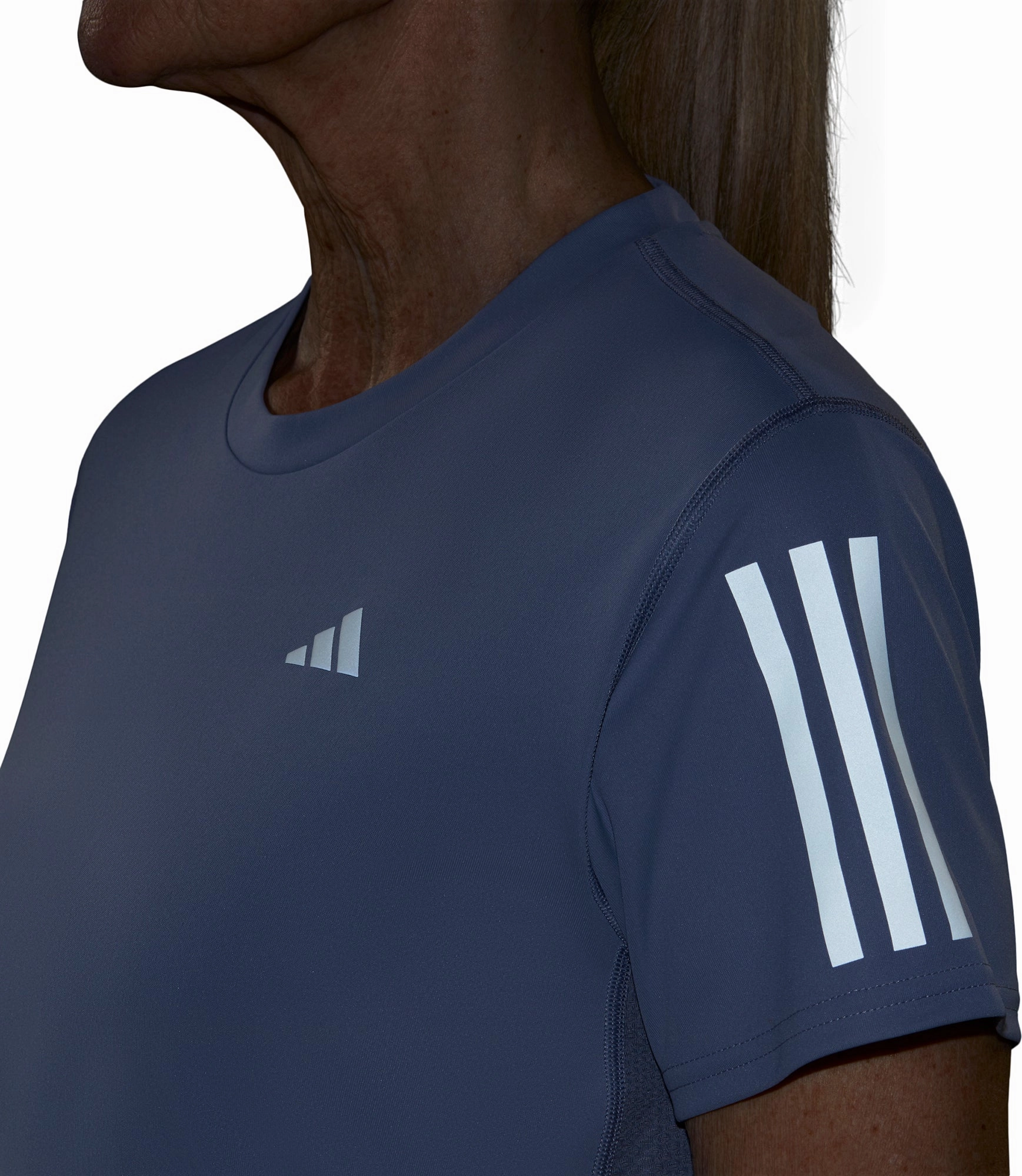 Active Design Wear Regular fit normality adidas Own The Run Short Sleeve Womens Running Top - Purple