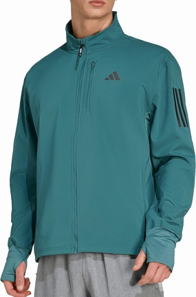 Easy Fit Warm adidas Own The Run Winterized Mens Running Jacket - Green