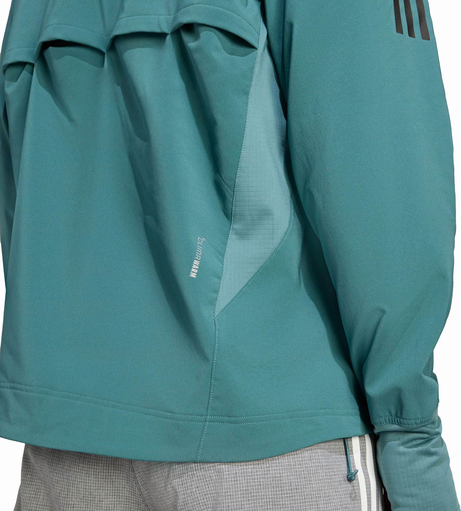 adidas Own The Run Winterized Mens Running Jacket - Green Engineer Timeless Outerwear