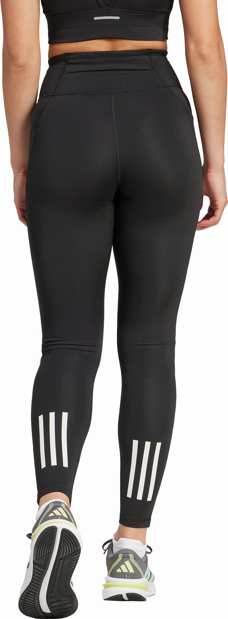 Dry Fit Shape Control Wear adidas Own The Run Womens Long Running Tights - Black