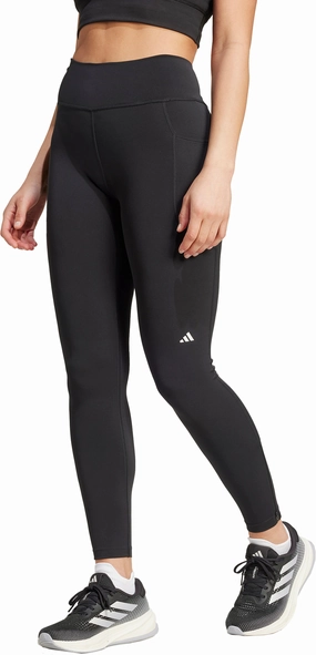 adidas Own The Run Womens Long Running Tights - Black Chilly Day Wear Flexible Stitching