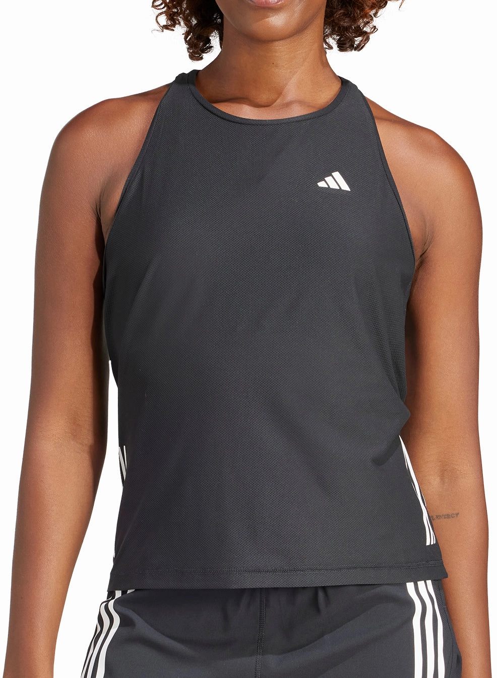 adidas Own The Run Womens Running Vest Tank Top - Black Choice