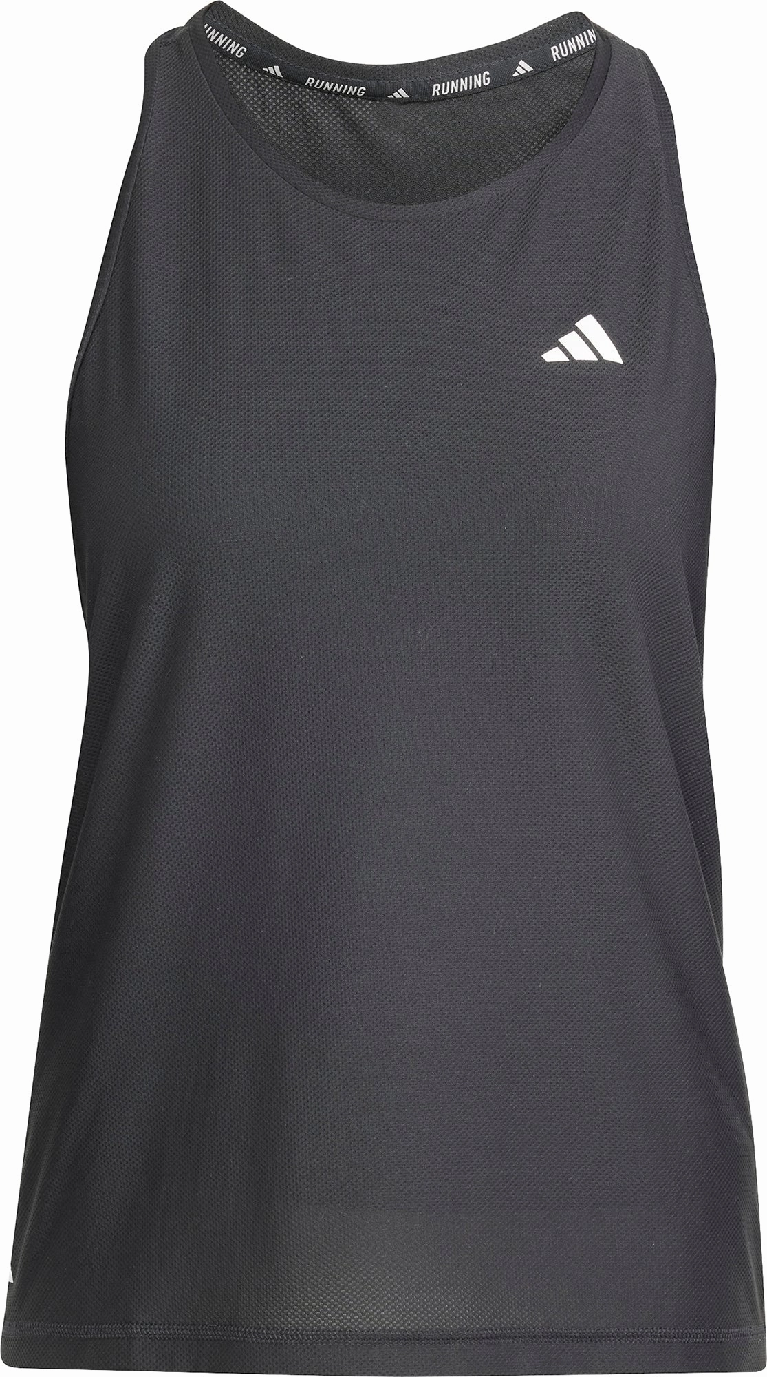 thought design concept adidas Own The Run Womens Running Vest Tank Top - Black
