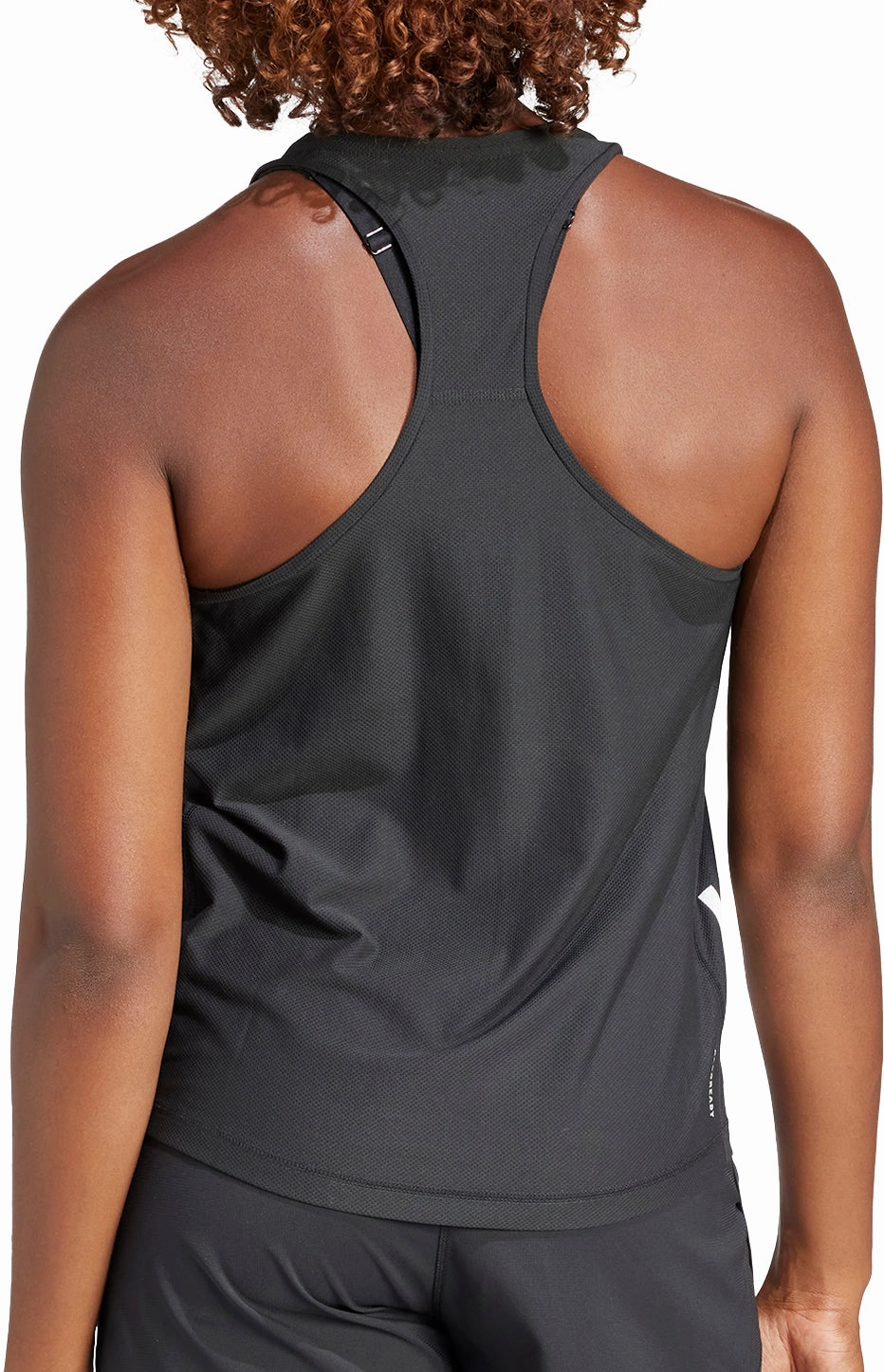 Comfort Stretch adidas Own The Run Womens Running Vest Tank Top - Black