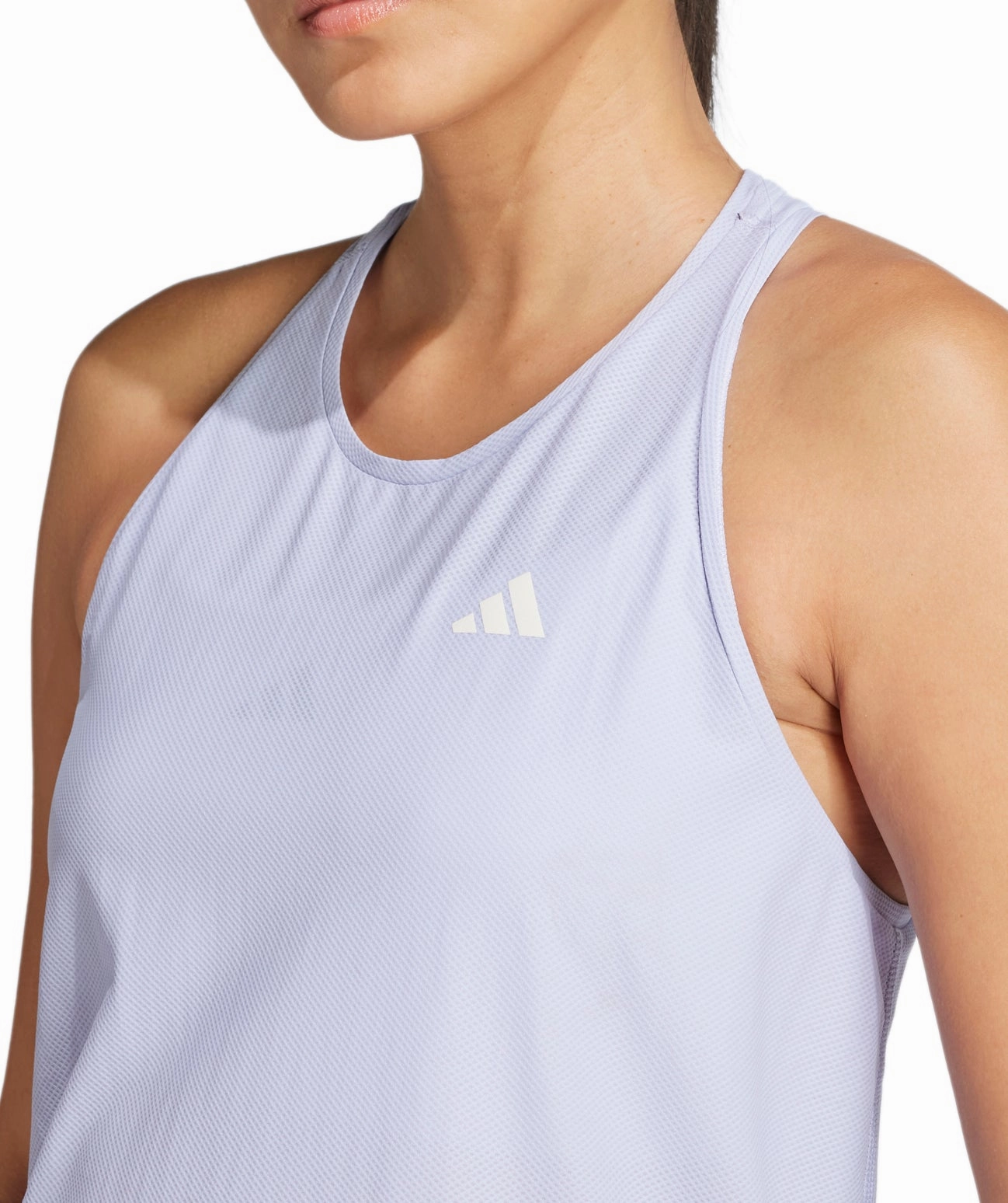 adidas Own The Run Womens Running Vest Tank Top - Purple Lightweight