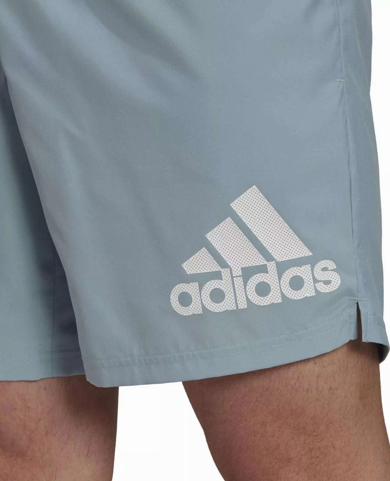 garden party wear adidas Run It 5 Inch Mens Running Shorts - Grey