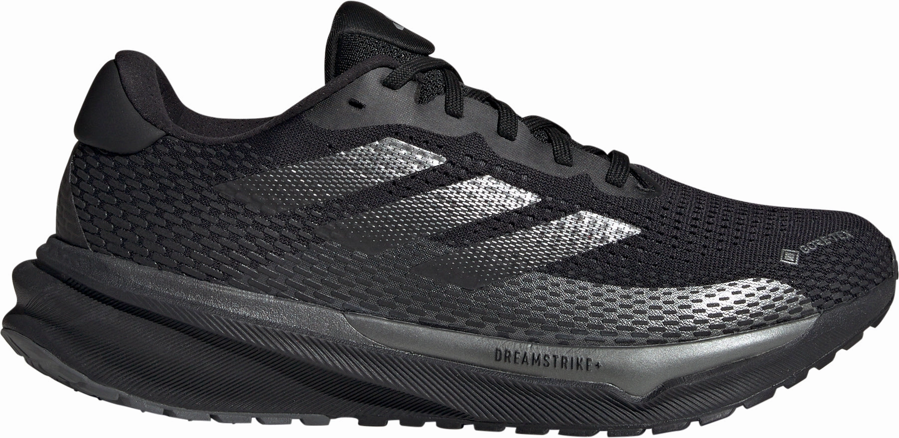 adidas Supernova GORE-TEX Mens Running Shoes - Black Abrasion Resistant Fabric MonoMesh