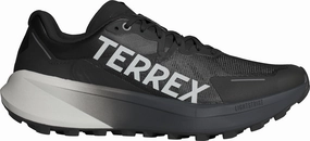 Light - weight laces adidas Terrex Agravic 3 Mens Trail Running Shoes - Black