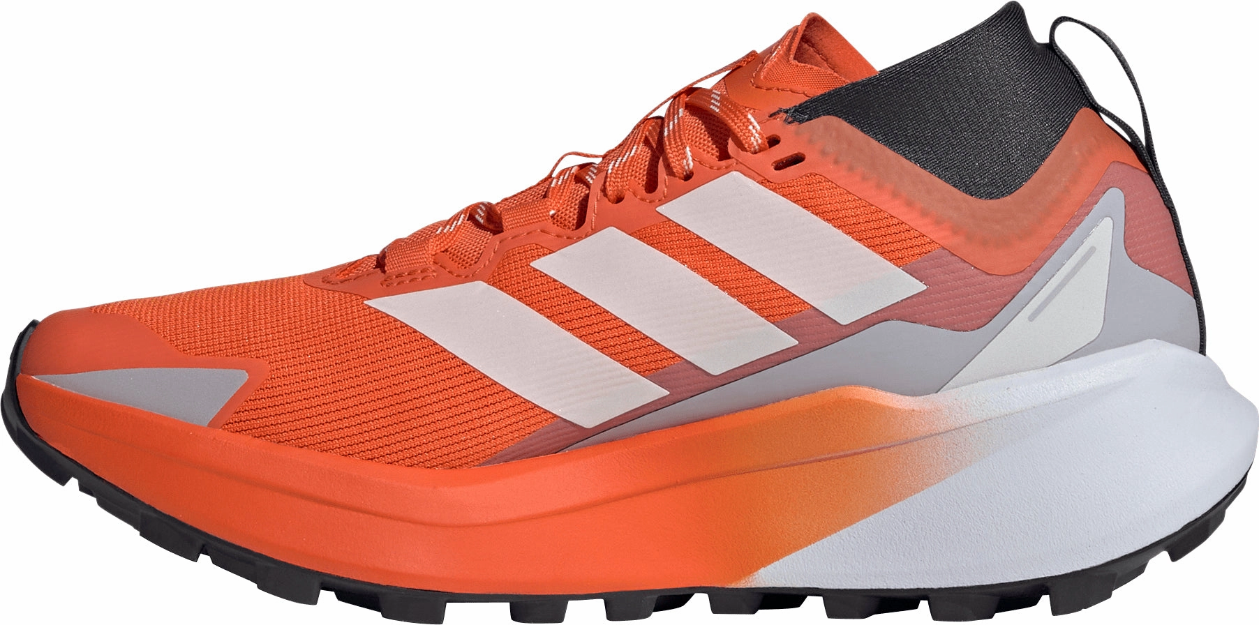 adidas Terrex Agravic GORE-TEX Womens Trail Running Shoes - Orange heel - cup insole shoes Dry running