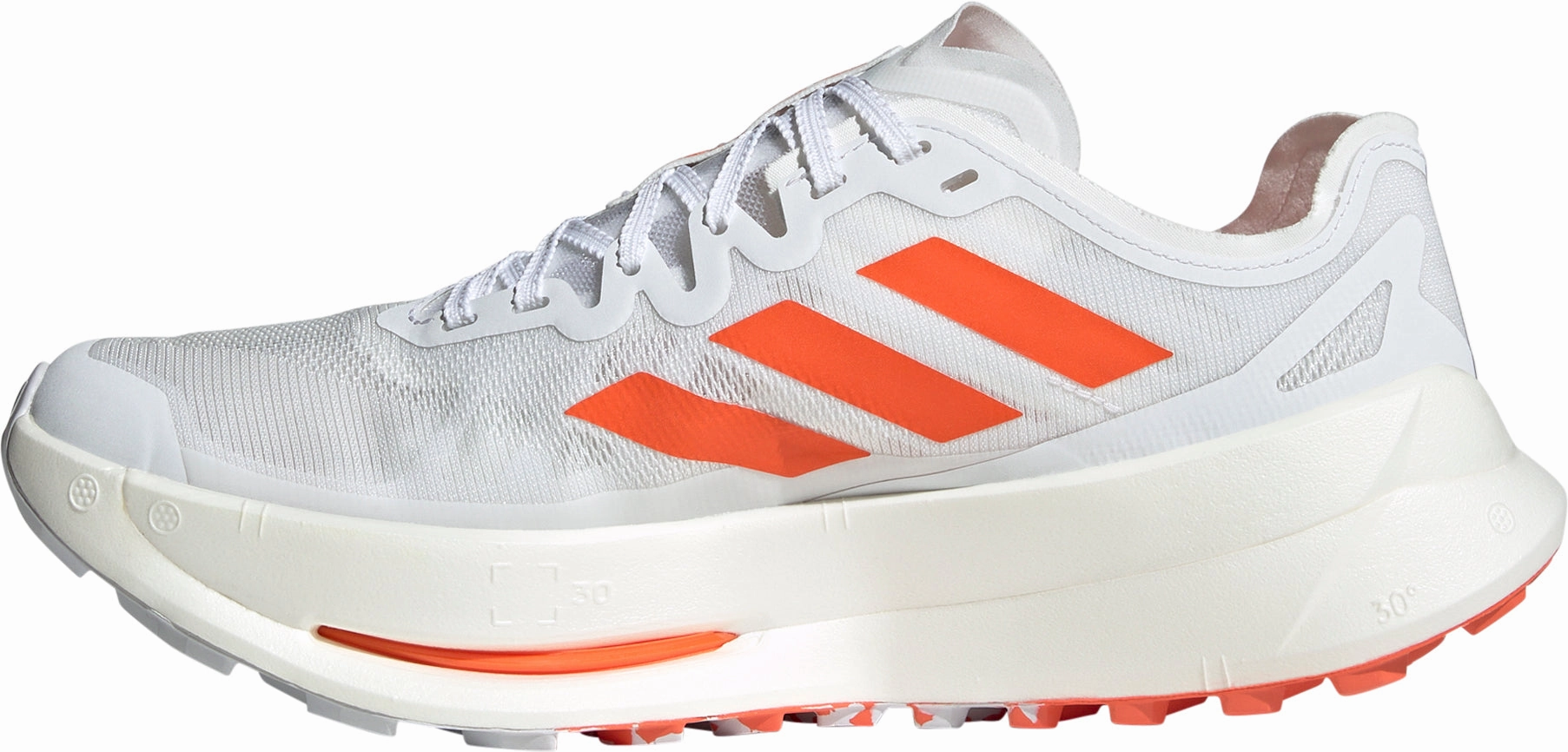 adidas Terrex Agravic Speed Ultra Mens Trail Running Shoes - White team sports shoes professional running gear