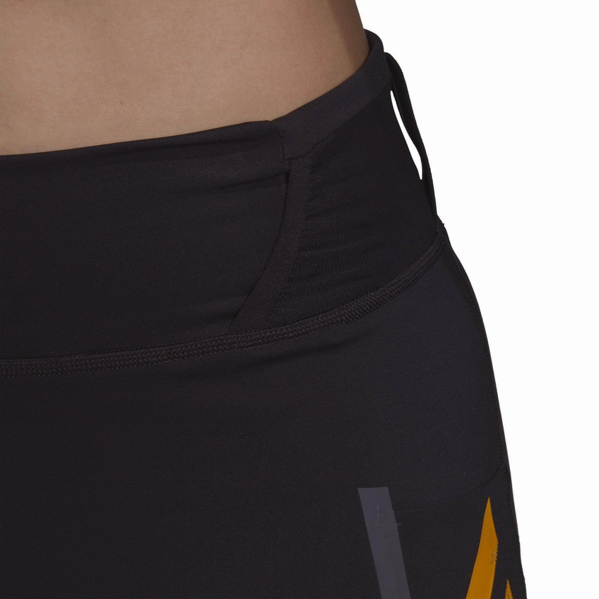 adidas Terrex Parley Agravic Womens Trail Running Short Tights - Black Reflective Safety Details Movement Freedom