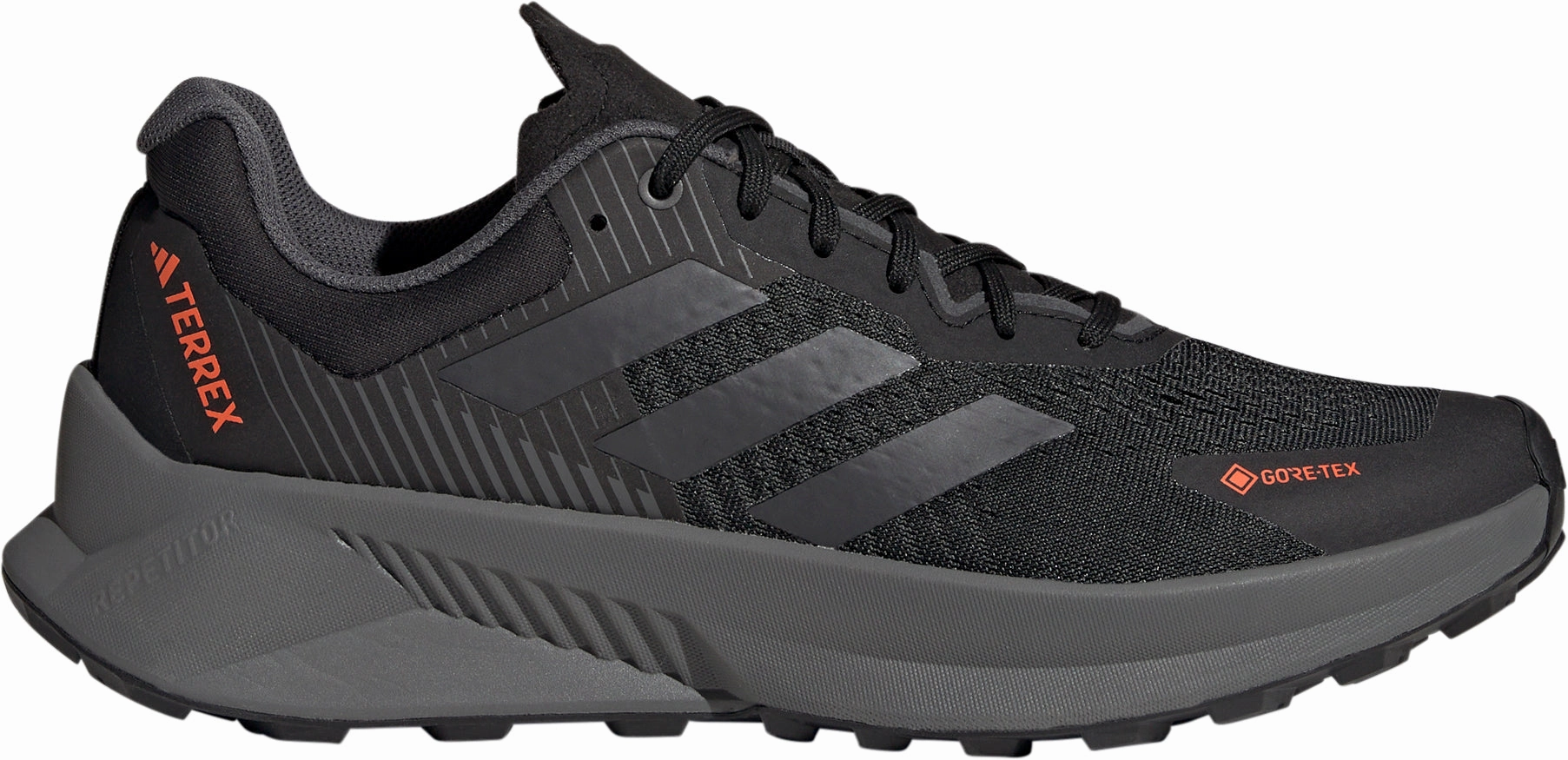 adidas Terrex Soulstride Flow GORE-TEX Mens Trail Running Shoes - Black workout shoe accessories