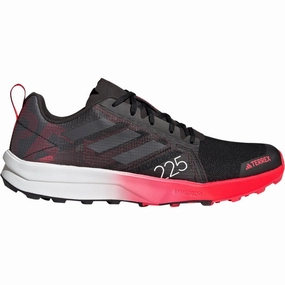 adidas Terrex Speed Flow Mens Trail Running Shoes - Black Micro Groove Tread Design