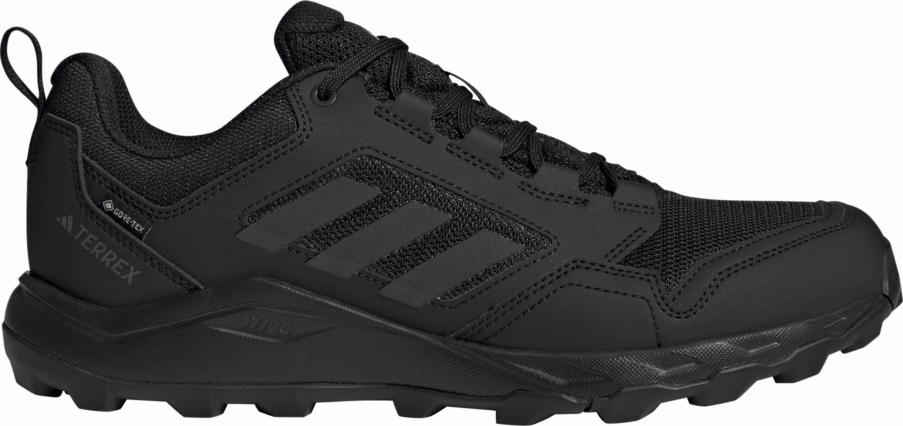 long - term use shoe durability Multi Zone Foam Compression adidas Terrex Tracerocker 2 GORE-TEX Mens Trail Running Shoes - Black