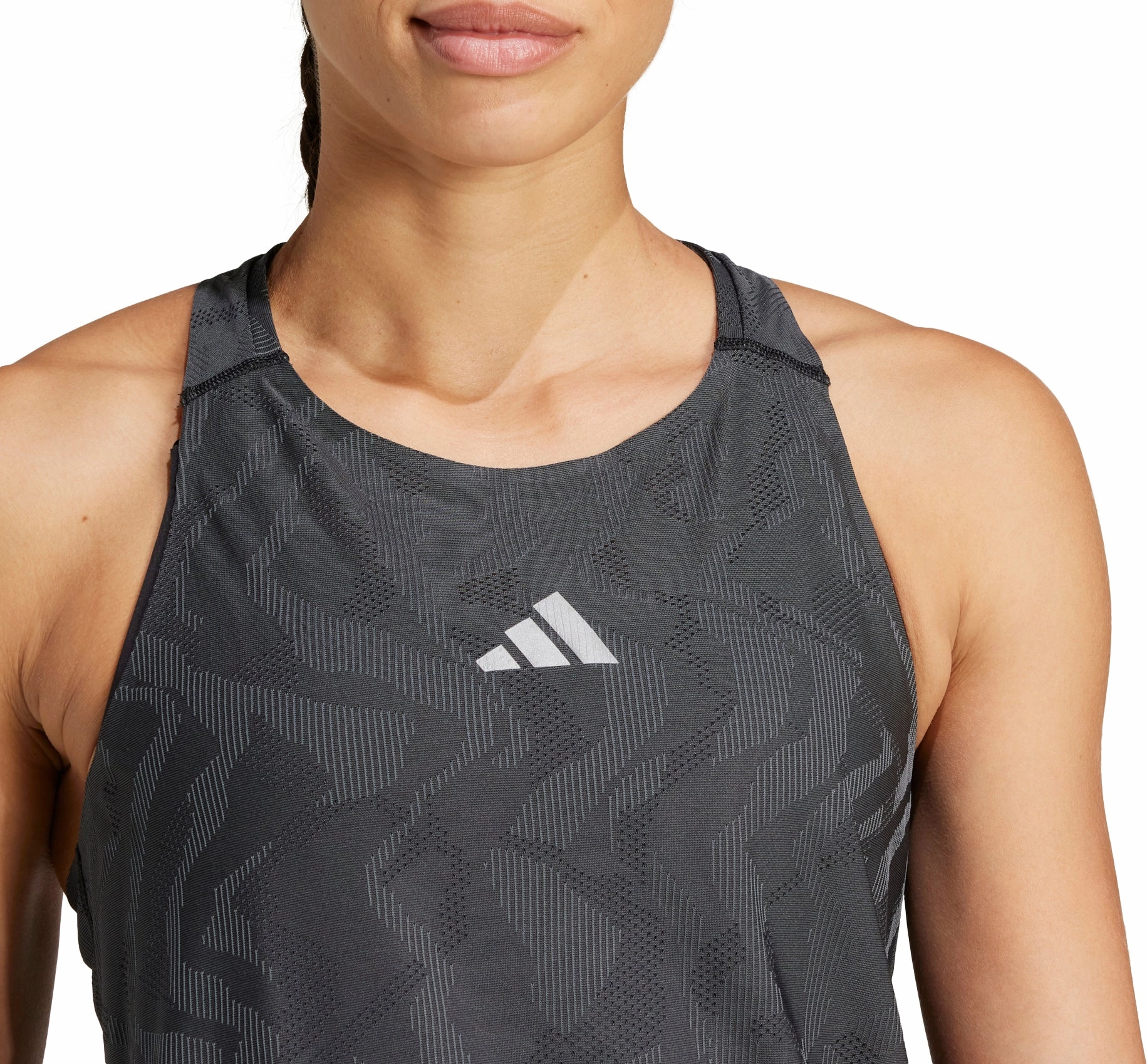 Authentic adidas Ultimate Engineered ClimaCool  Womens Running Vest Tank Top - Black