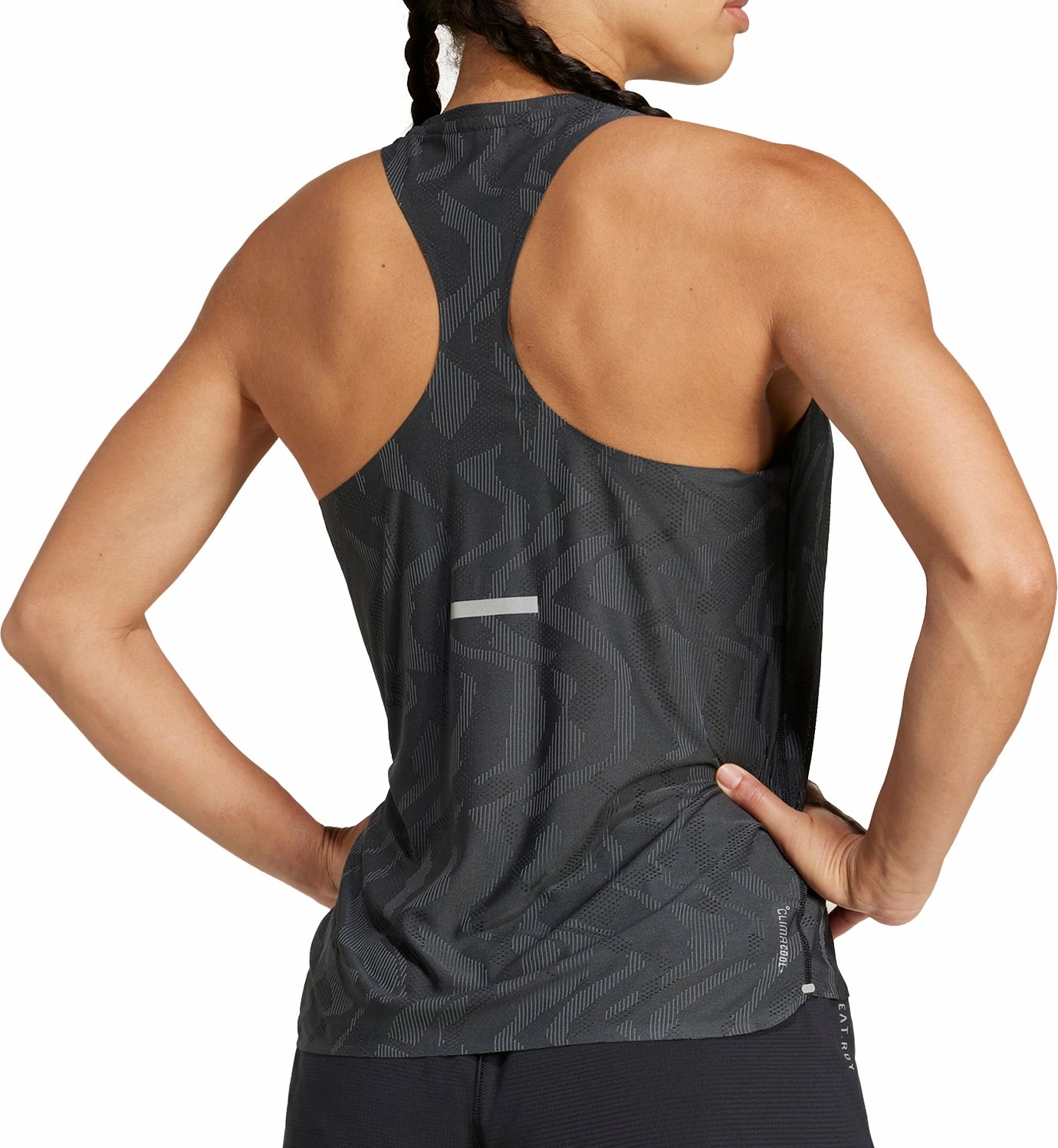 counsel adidas Ultimate Engineered ClimaCool  Womens Running Vest Tank Top - Black