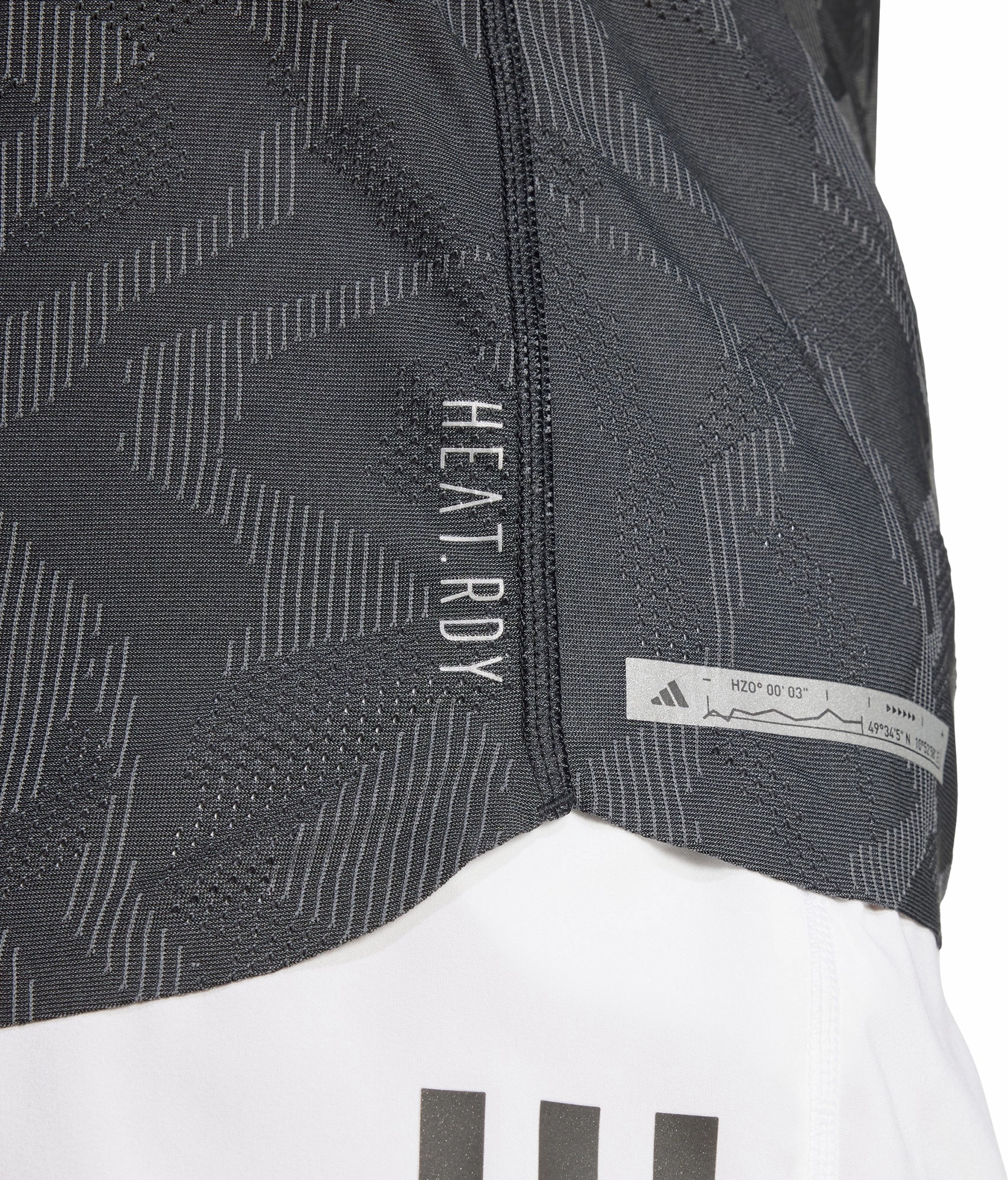 adidas Ultimate HEAT.RDY Engineered Womens Running Vest Tank Top - Grey Taped Edges