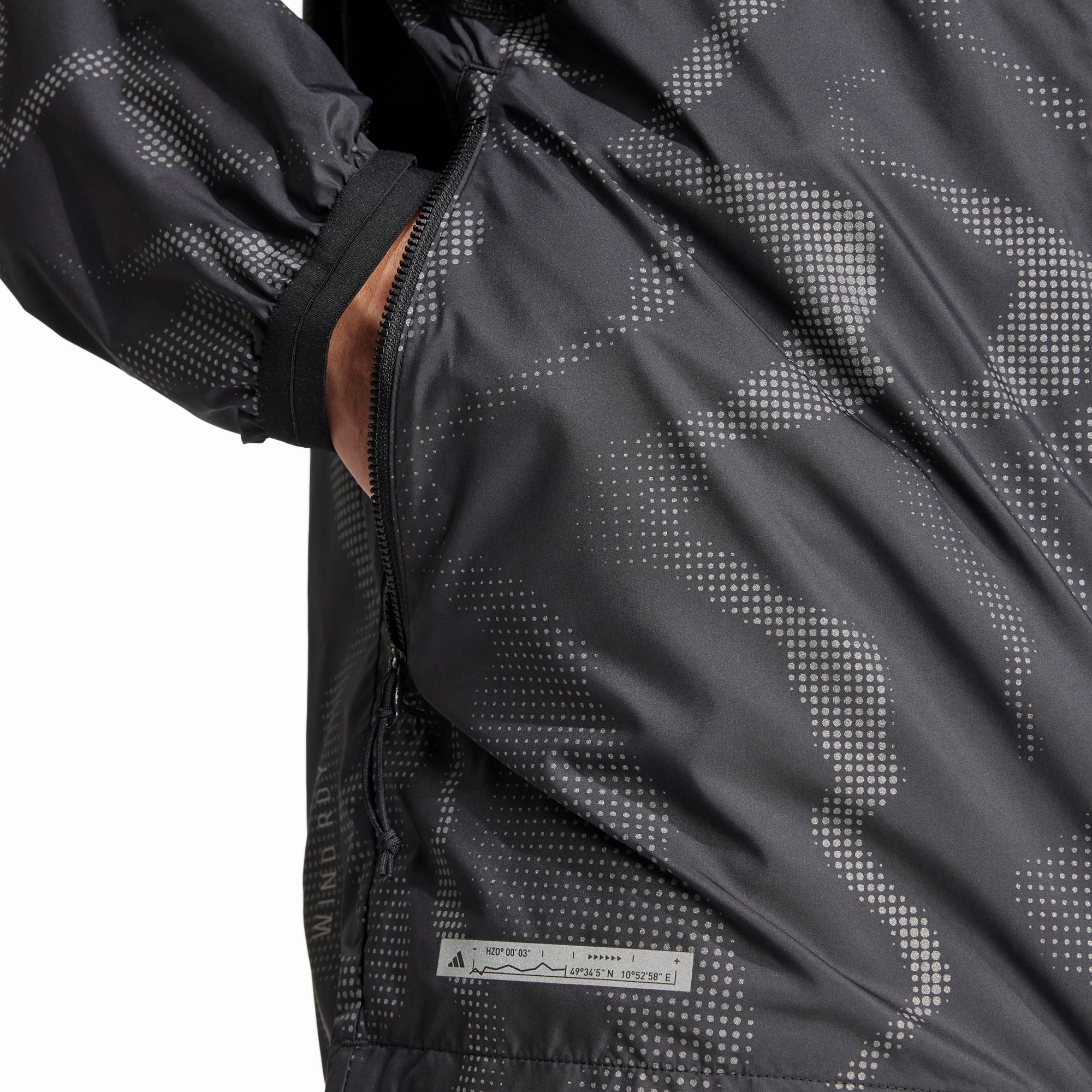 adidas Ultimate WIND.RDY Mens Running Jacket - Black Altruism City Ready