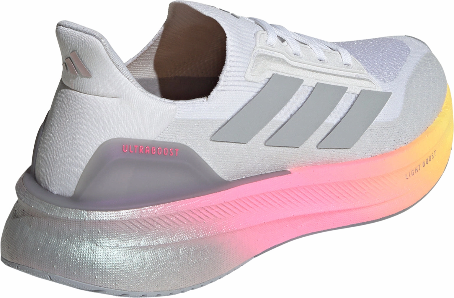 Flexible Outsole Tech adidas Ultra Boost 5X Mens Running Shoes - White