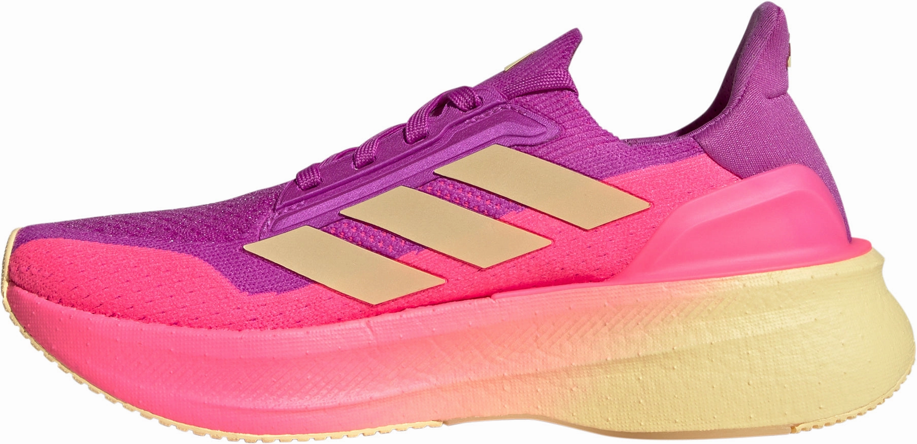 Rollbar Stability adidas Ultra Boost 5X Womens Running Shoes - Pink