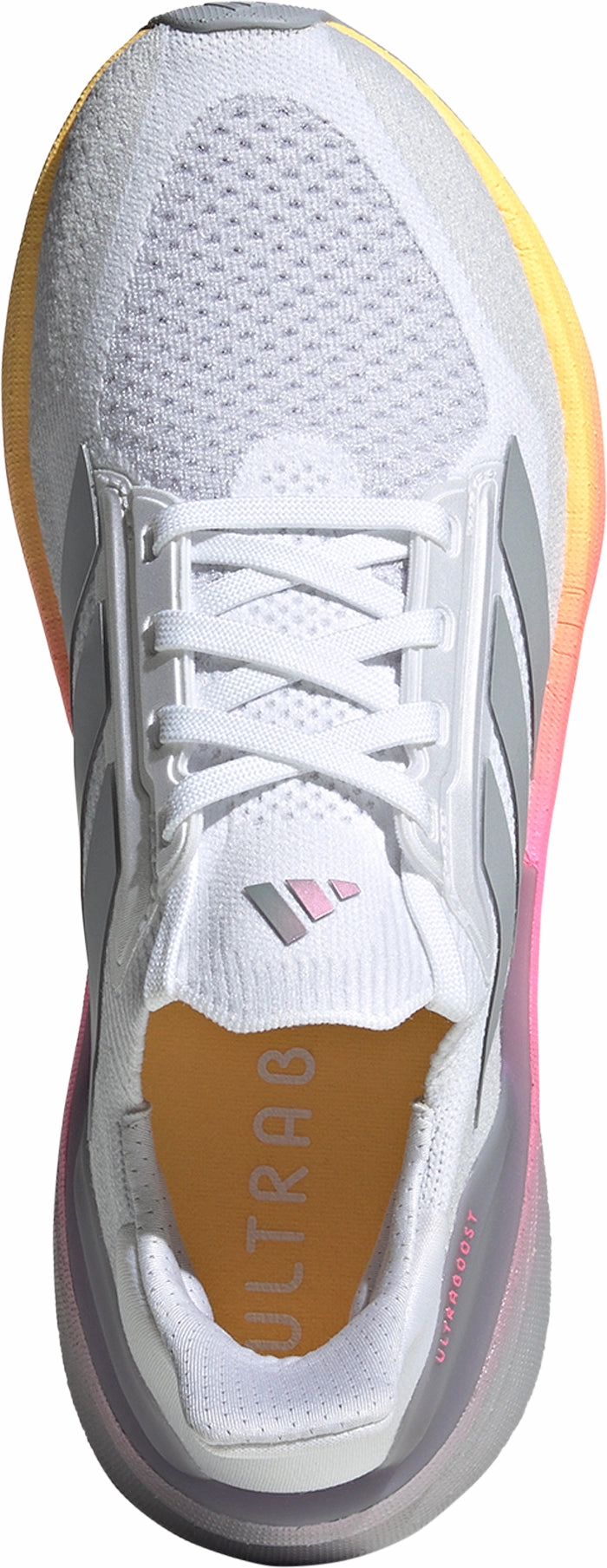 ventilation - rich running option adidas Ultra Boost 5X Womens Running Shoes - White