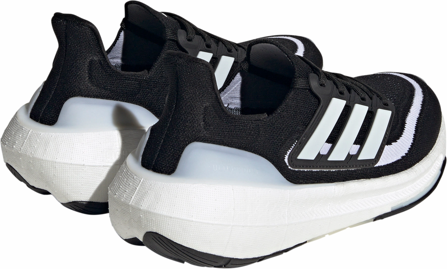 Ventilated Uppers Athletic adidas Ultra Boost Light Womens Running Shoes - Black