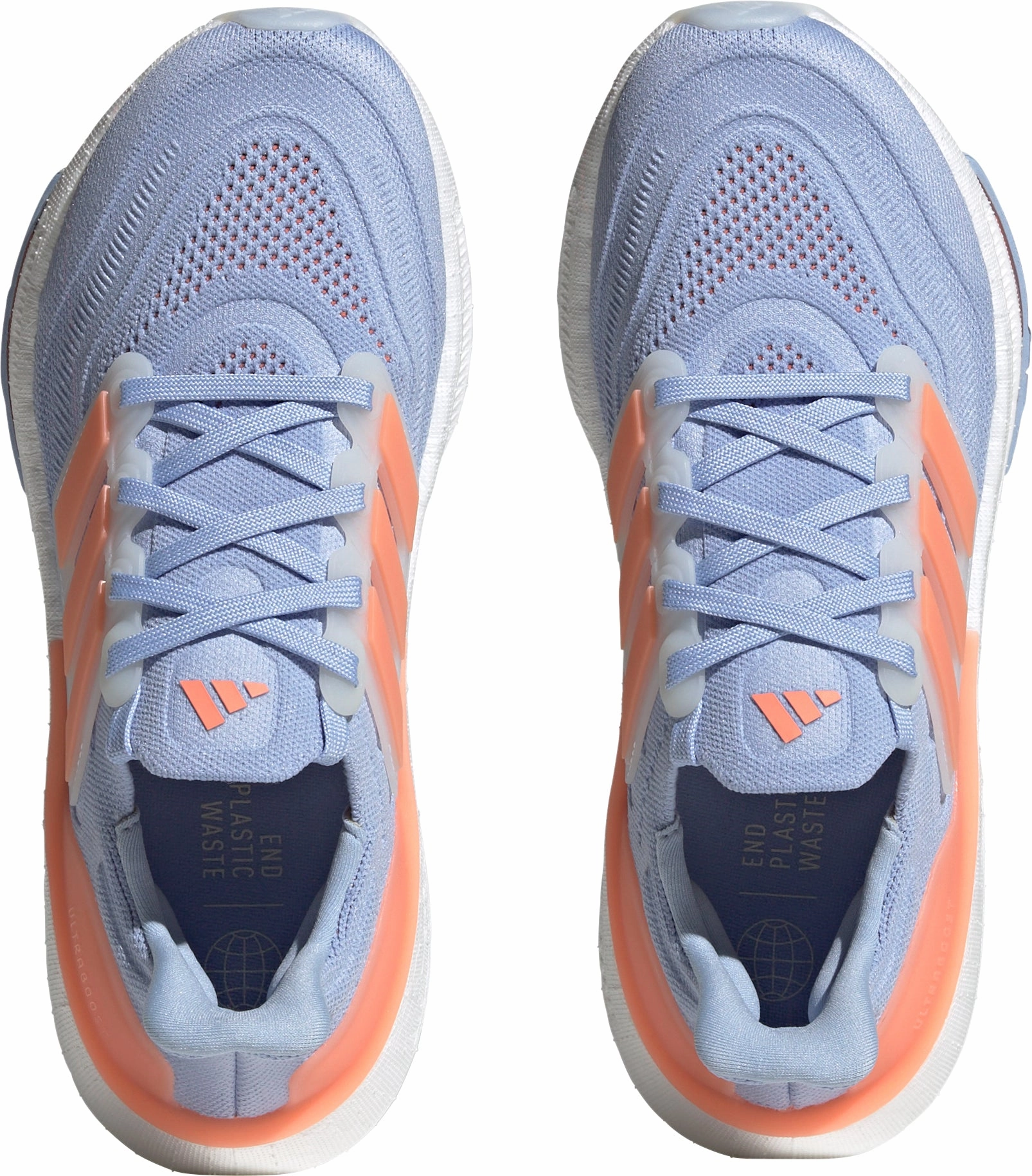 adidas Ultra Boost Light Womens Running Shoes - Blue HookAndLoopClosure