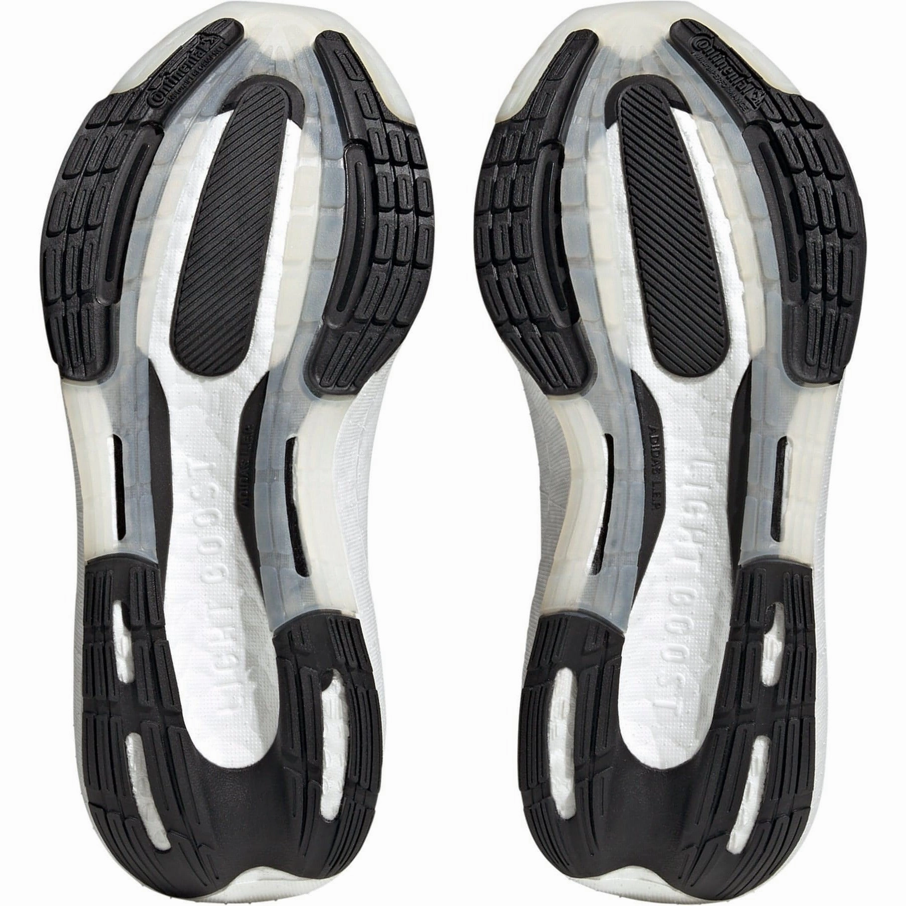 adidas Ultra Boost Light Womens Running Shoes - White compression socks