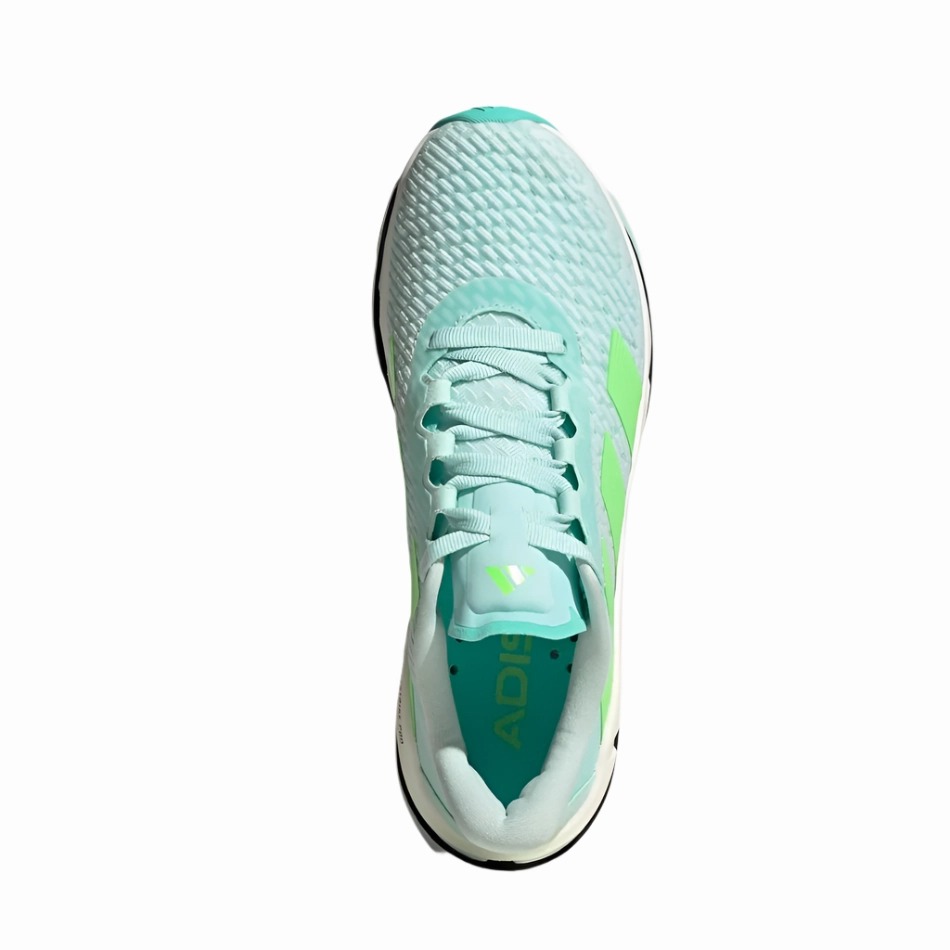 track - and - field shoes Adidas Women's Adistar BYD Running Shoes in Halo Mint/Lime Burst/Flash Aqua AW25