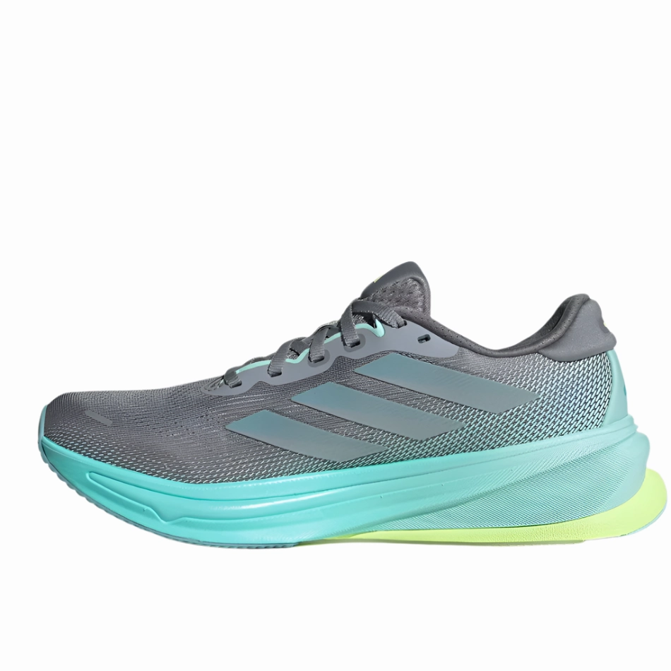 literary - event running option Adidas Women's Supernova Rise 2 Running Shoes in Grey/Magic Grey Met/Flash Aqua AW25