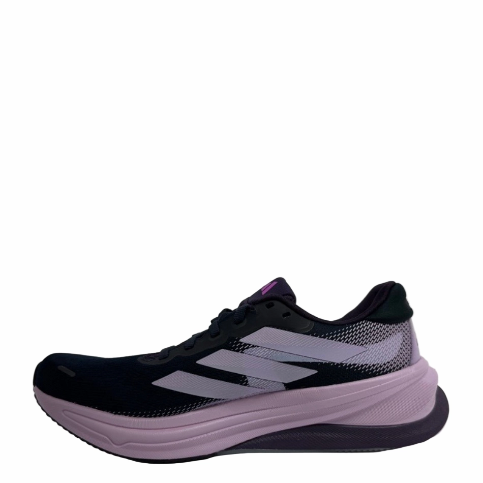 Adidas Women's Supernova Solution 2 Running Shoes in Ink/Purple AW25 Flexible Outsole Construction